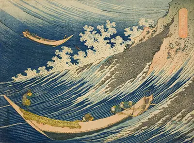 Choshi in Shimosa Hokusai